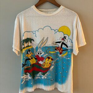 1995 Looney Tunes Boat Day Shirt